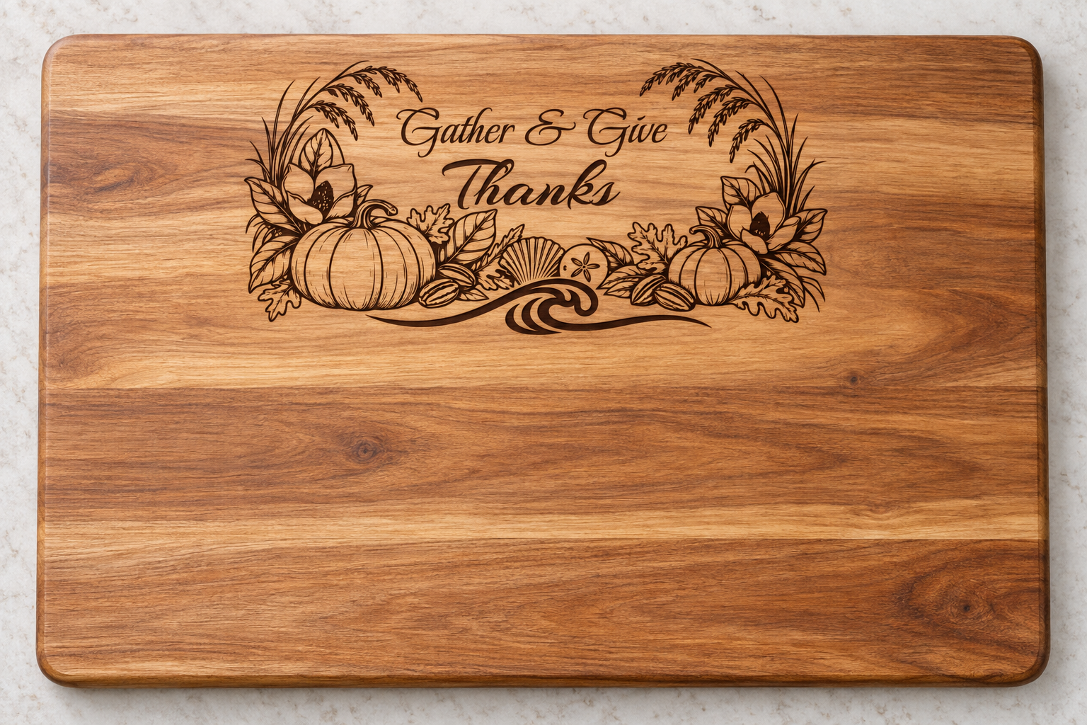 Gather & Give Thanks Cutting Board