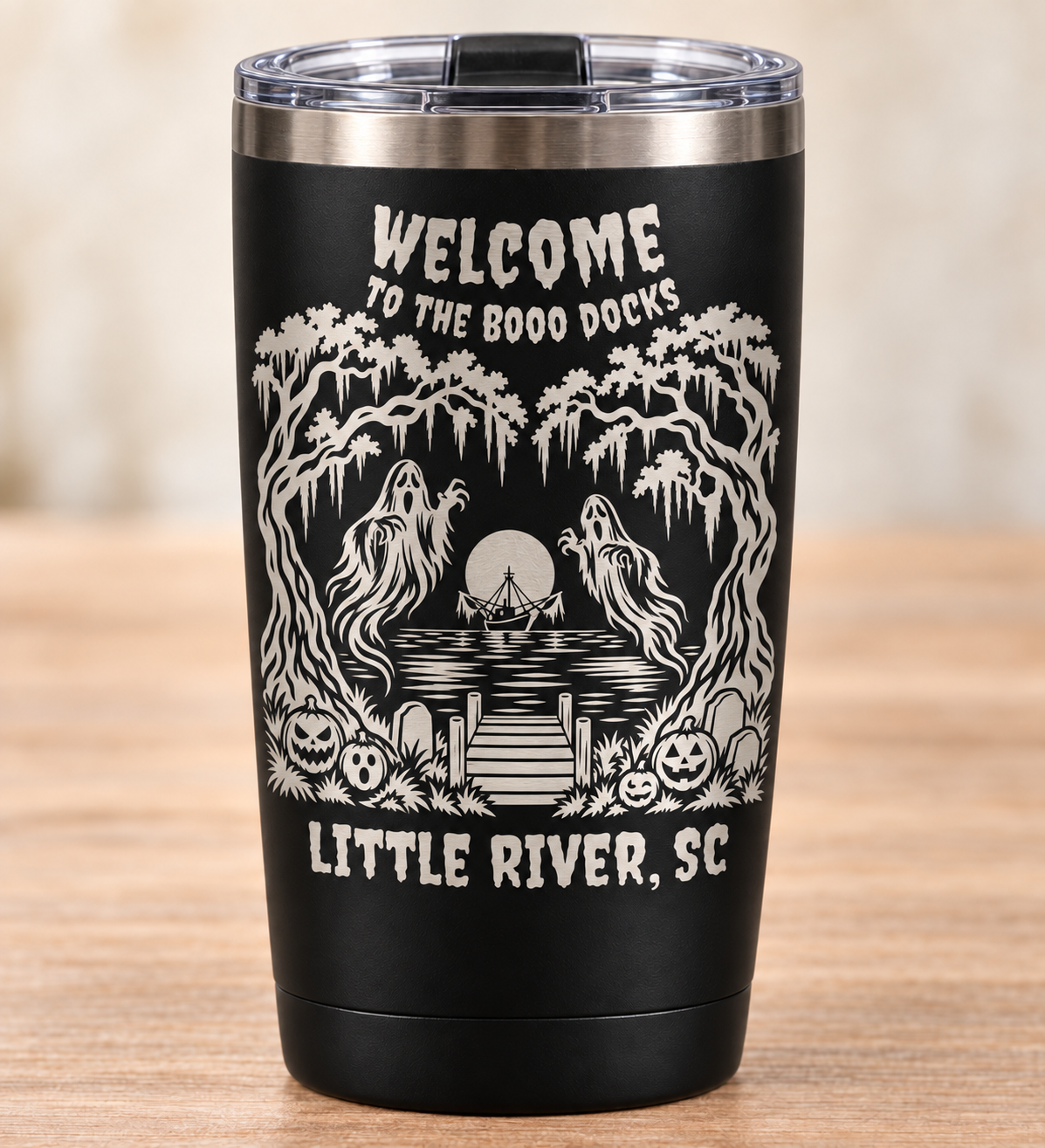 Welcome to the Booo Docks Tumbler
